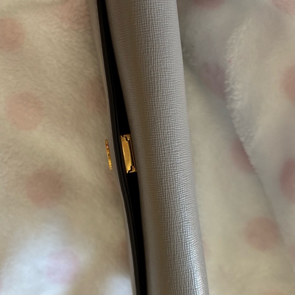 Tory Burch Taupe /gray Gold Crossbody wallet Clutch - Picture 7 of 7